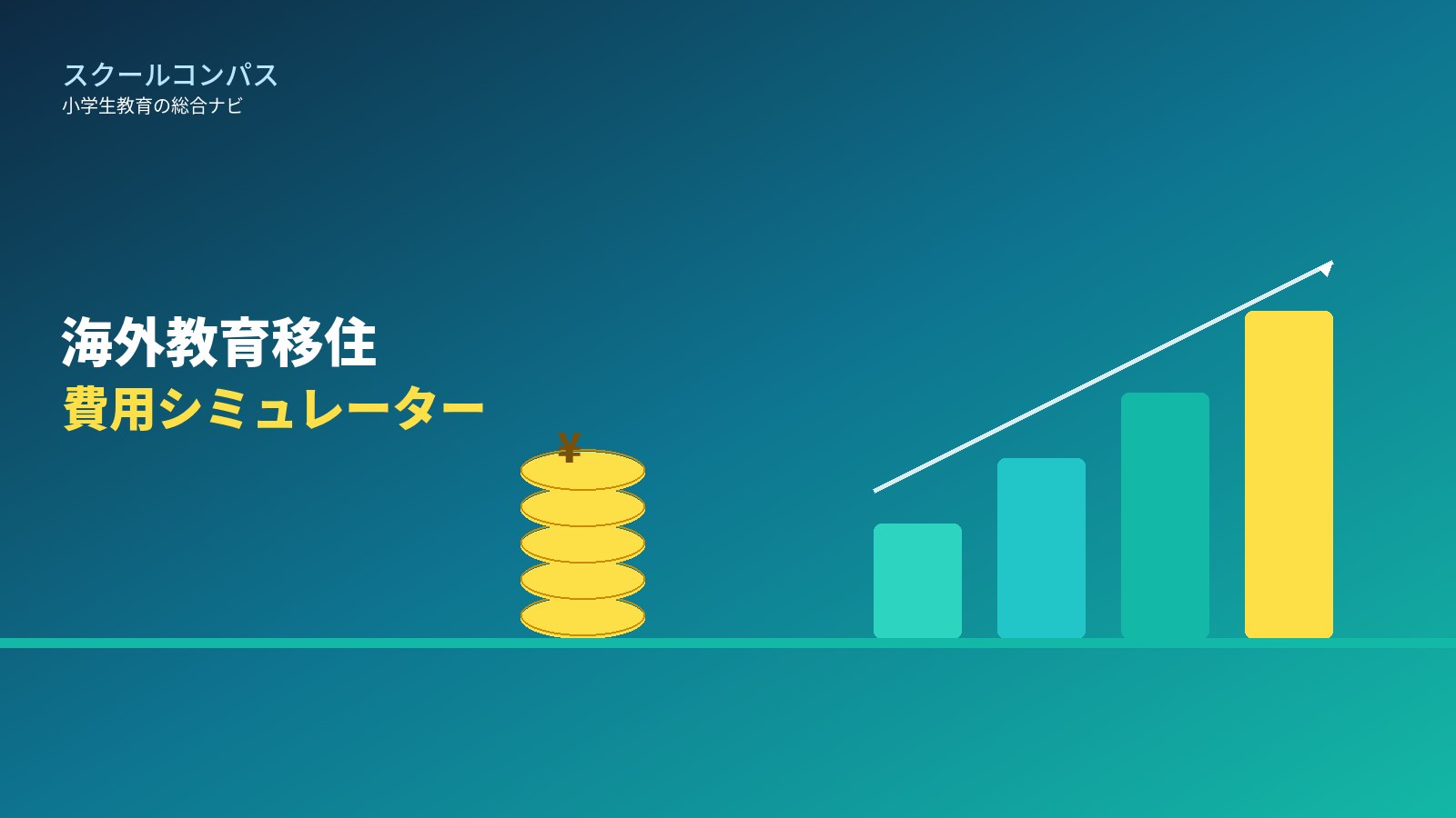 海外教育移住 費用シミュレーターのイメージ