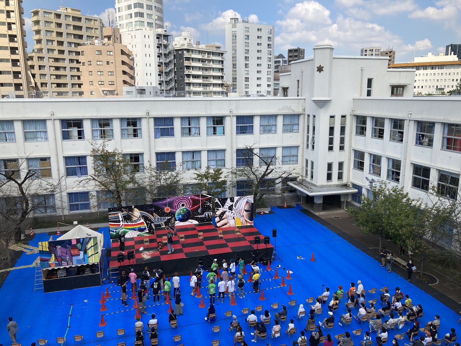 麻布中学校の校舎・キャンパス写真
