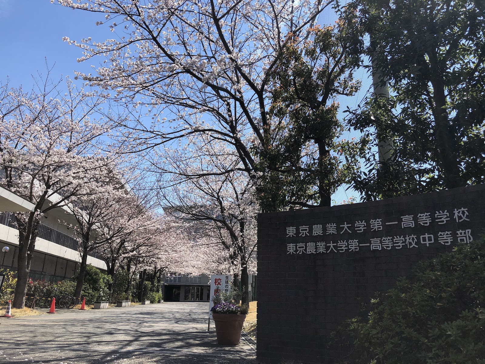 東京農業大学第一高等学校中等部の校舎・キャンパス写真