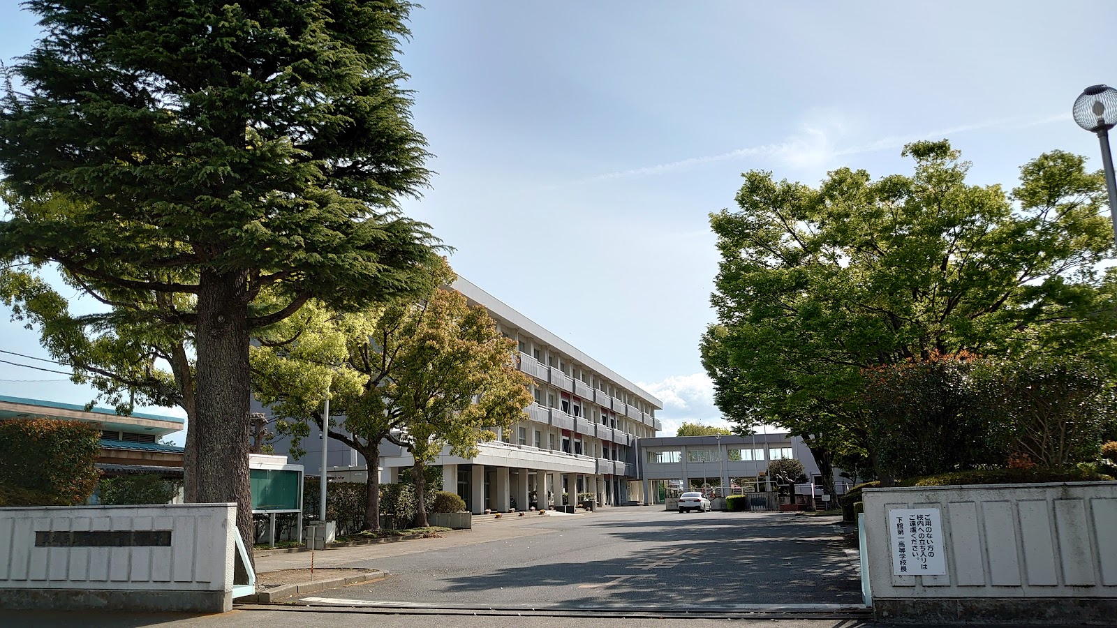 茨城県立下館第一高等学校附属中学校の校舎・キャンパス写真