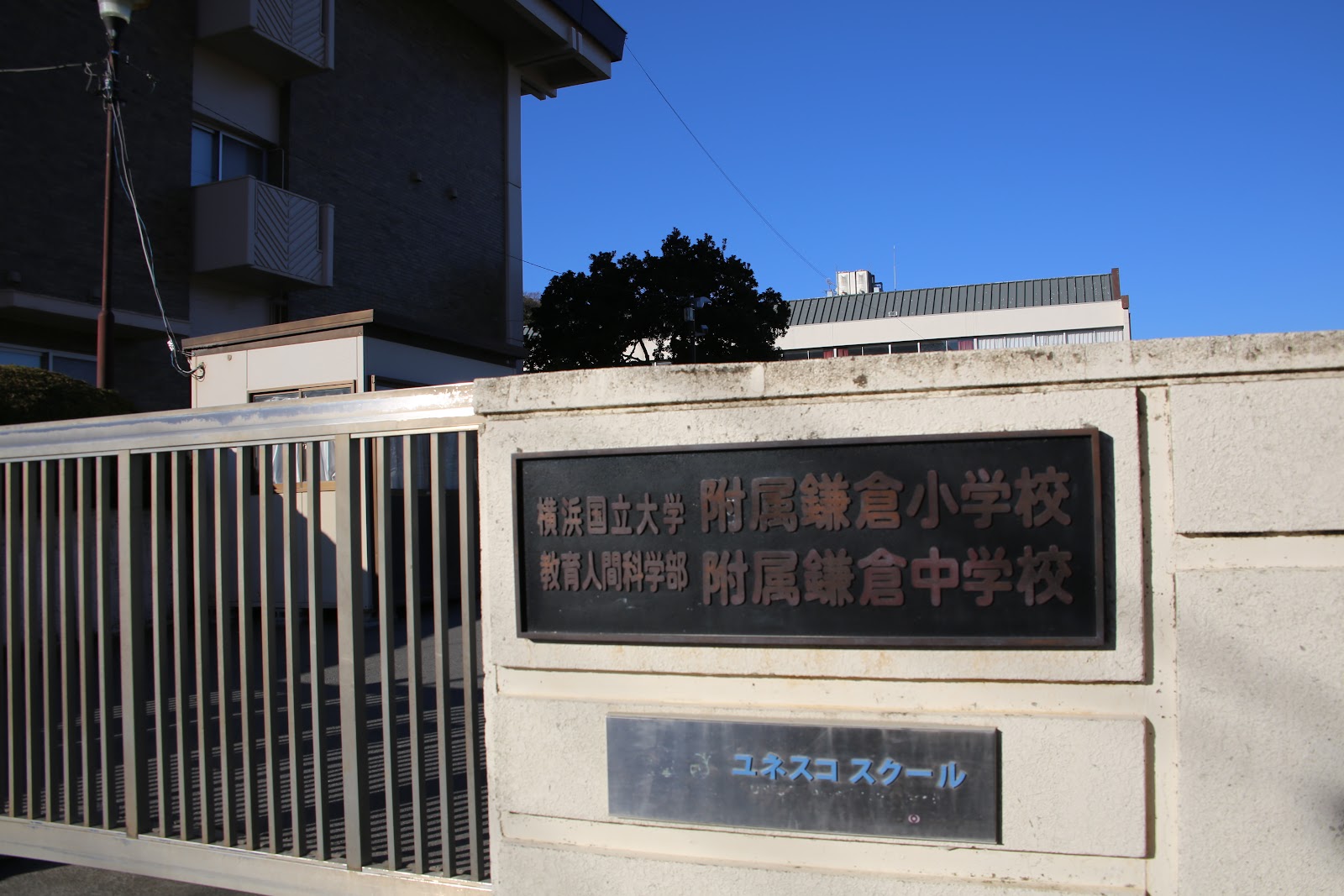 横浜国立大学教育学部附属鎌倉中学校の施設・校内風景
