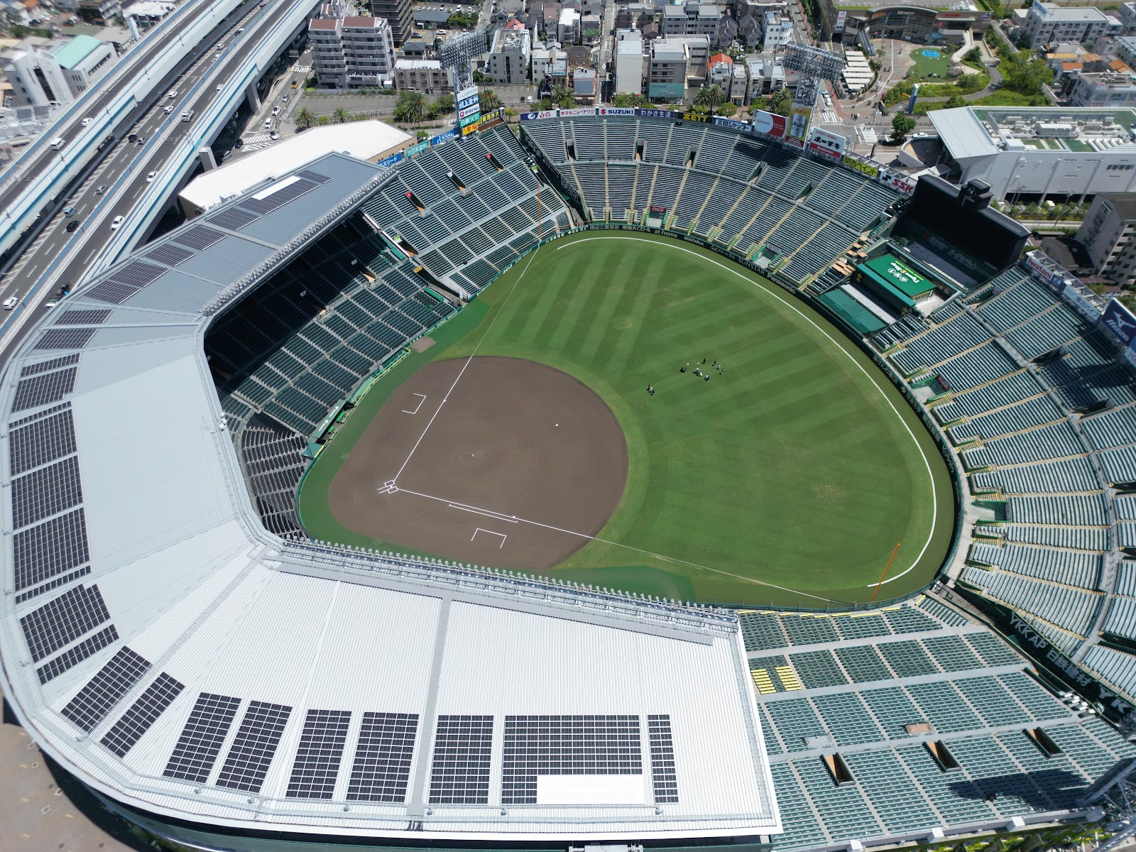 夏の全国高校野球選手権大会がひらかれる阪神甲子園球場