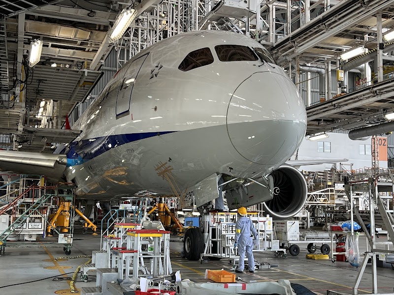 ANA Blue Hangar Tour(ANA機体工場見学) 写真1