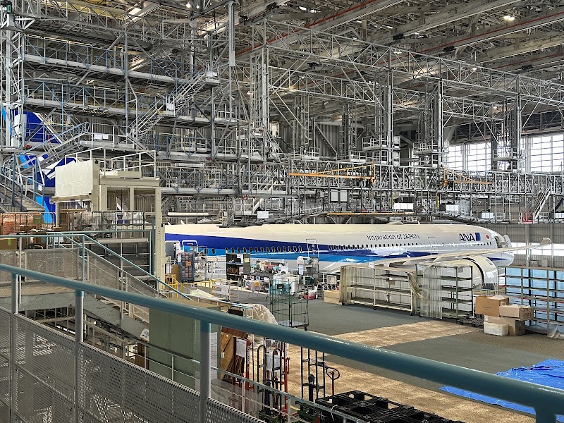 ANA Blue Hangar Tour(ANA機体工場見学) 写真4