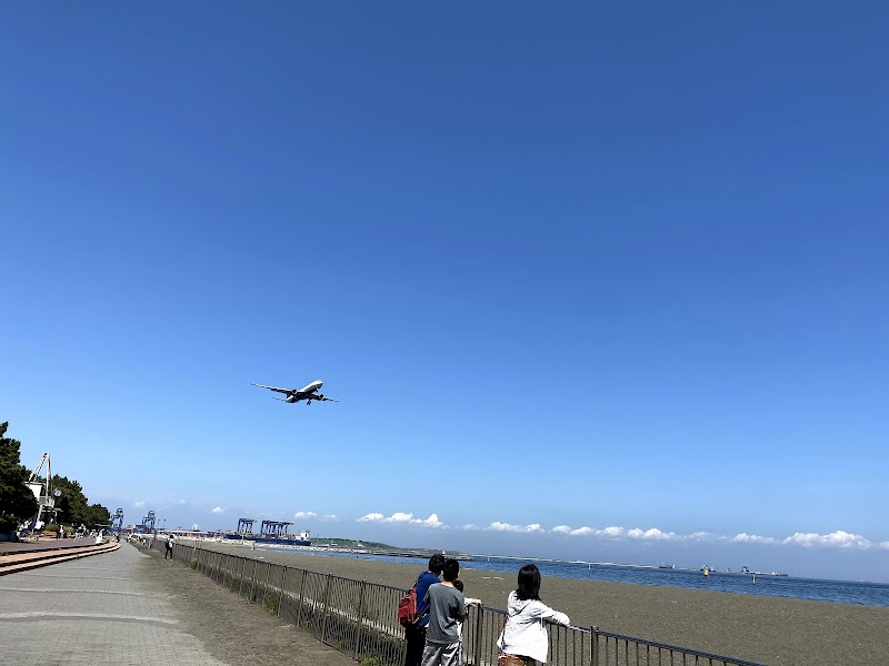 城南島海浜公園(羽田空港撮影スポット) 写真1